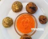 A picture of step 7 of Bajra Cheesy Modaks.