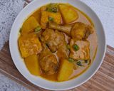 Foto langkah ke 5 dari resep Ayam Kentang Tahu.