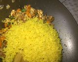 A picture of step 8 of Chicken fried rice.