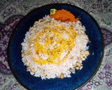 A picture of step 4 of Shinkafa da wake.