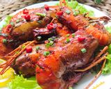 Foto langkah ke 4 dari resep Tumis Udang Galah Bumbu Pedas.