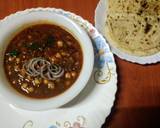'Chana masala' (White chickpeas masala)