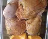Foto del paso 3 de la receta: Pollo al horno con verduras 💓
