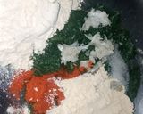 A picture of step 2 of Palak kofta.