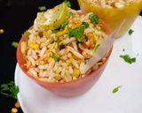 A picture of step 4 of Sukhi bhel.