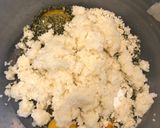 A picture of step 1 of Cauliflower Chop/Pancake.