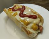Foto del paso 14 de la receta: Perritos🧀calientes🍍a mi estilo🥯🌭