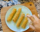 Foto del paso 4 de la receta Rollitos de jamón de york y queso en freidora de aire