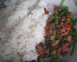 Foto langkah ke 4 dari resep Tumis Kailan Daging Cincang.