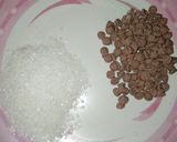 A picture of step 1 of Chocochips cold coffee.