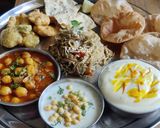 A picture of step 4 of Maharashtrian Thali for Ganesh Chaturthi.