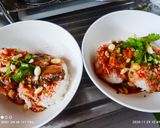 รูปขั้นตอนการทำที่ 2 ของ ข้าวราดยำปลากระป๋องทันใจไมโครเวฟ