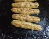A picture of step 4 of Leftover Puri Sticks.