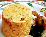 A picture of step 3 of Locust beans jollof rice.