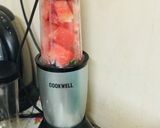 A picture of step 1 of Watermelon Pomegranates Mojito/Mocktail.