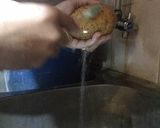 Foto langkah ke 1 dari resep Kentang Panggang Ceplok Telur.