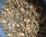 A picture of step 1 of Masoor Dal curry.