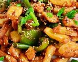 A picture of step 6 of Chinese platter.