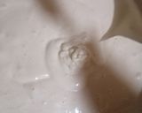 A picture of step 2 of Father's day cream cake.