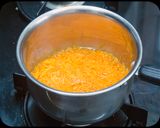 A picture of step 3 of Carrot Rabdi.