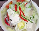Foto langkah ke 8 dari resep Sup Sawi Putih Tahu Putih.