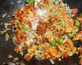 A picture of step 5 of Vegetable Rava Upma.