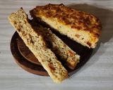 Foto del paso 8 de la receta: Focaccia caprese 🍅🌿 con cubierta de queso crocante 🧀 - súper fácil y sin amasar!!!!