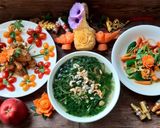 Hình bước làm 4 của món Hoa cỏ mùa Xuân