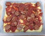 Pas rețetă Mămăligă cu sos de carne de vită 7 fotografie