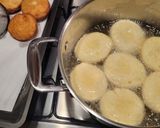 Nutellával töltött farsangi fánk (gluténmentes) recept fázis 3 fotója