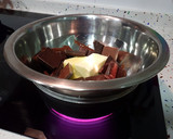 Foto del paso 10 de la receta: Brookiepie ó Cookie-Brownie con Papaya crujiente & Pistachos!