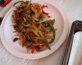 A picture of step 4 of Pepper steak.