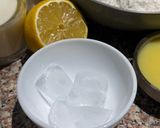 A picture of step 1 of Rabdi Kesar Ghewar.