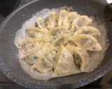 A picture of step 5 of Super Easy Chive Dumplings with Crispy Wings.