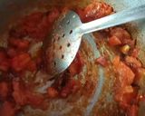 A picture of step 6 of Chicken Fajita Pasta.
