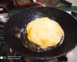 A picture of step 4 of Suji Halwa with Poori.