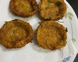 A picture of step 3 of Aloo Paneer Bird Nest.