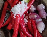 Foto langkah ke 3 dari resep Geprek Tempe Teri Sambalado.