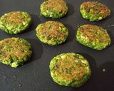 A picture of step 3 of Broccoli Spinch pea shammi.