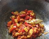 A picture of step 2 of Leftover Rice Pulao.