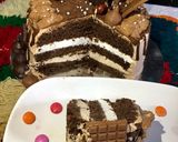 A picture of step 11 of Chocolate Drip cake.