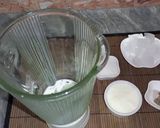 A picture of step 1 of Mint Lassi 💚🥛🇮🇳🇵🇰.
