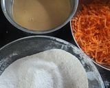 A picture of step 4 of Nutty Spiced Eggless Carrot Cake (whole Wheat and Jaggery).