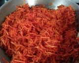 गाजर ची बर्फी रेसपी (Gajar barfi recipe in marathi) रेसिपी स्टेप 2 फोटो 