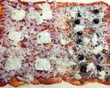 Foto del paso 4 de la receta: Pizza dos gustos