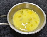 A picture of step 6 of Asparagus and Shrimp Scrambled Eggs (Simple Recipe).