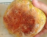 Foto langkah ke 20 dari resep Kunyit Jinten Hitam Italian Herbs Cheese Sourdough Bread.