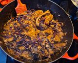 A picture of step 6 of Greek Lamb and Cabbage Bowls.