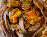 Kagylós olívabogyós tészta recept fázis 4 fotója