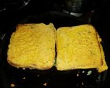 A picture of step 4 of Cheesy besan bread toast.